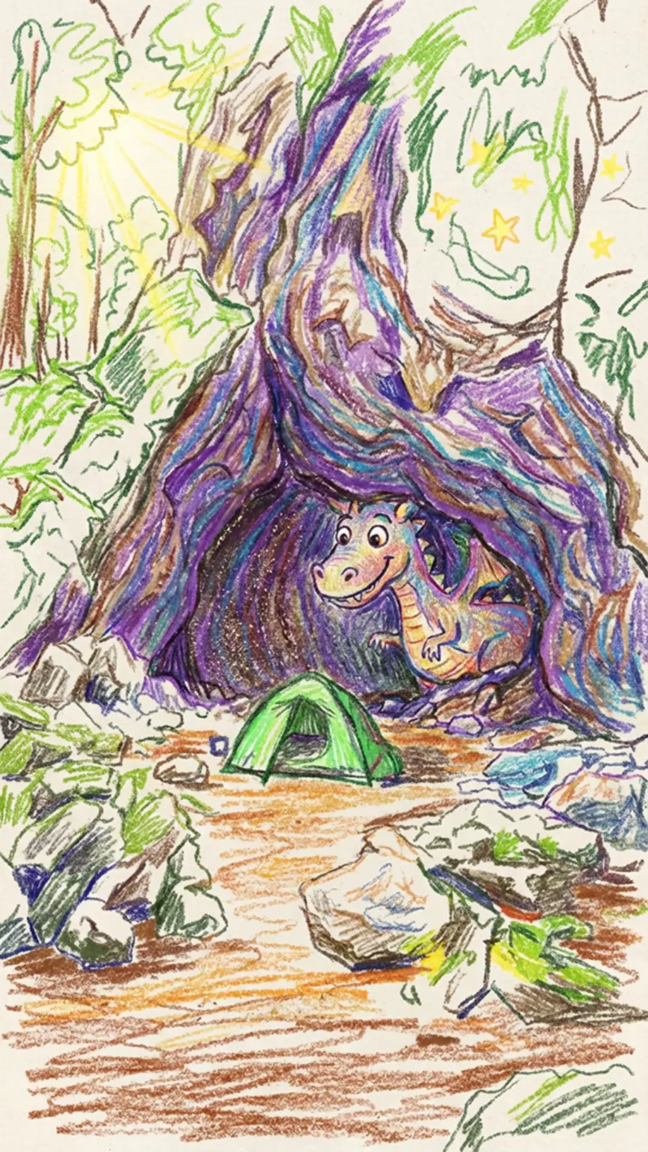 🦖Ferny Gair Conservation Area – in search of the strange dinosaur cave