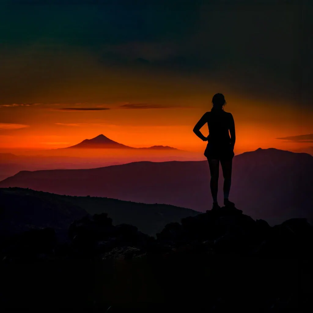 Taranaki viewed from Tongariro National Park