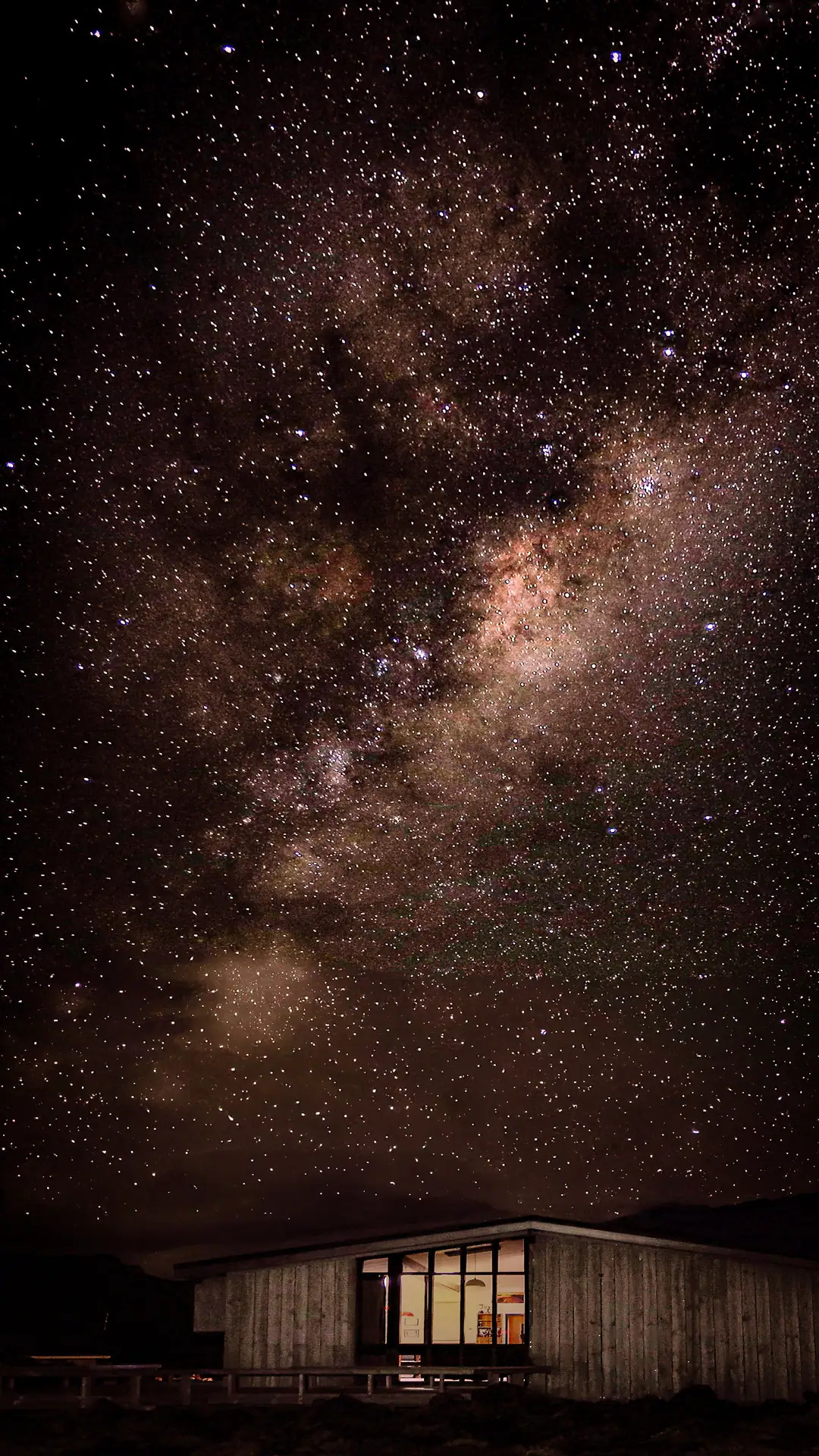  A spectacular  Milky Way above the WTMC Ruapehu Lodge, Tongariro National Park 