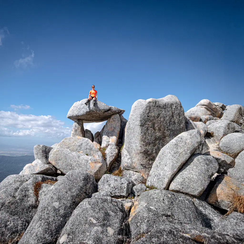 Weird rocks on Mt Titiroa