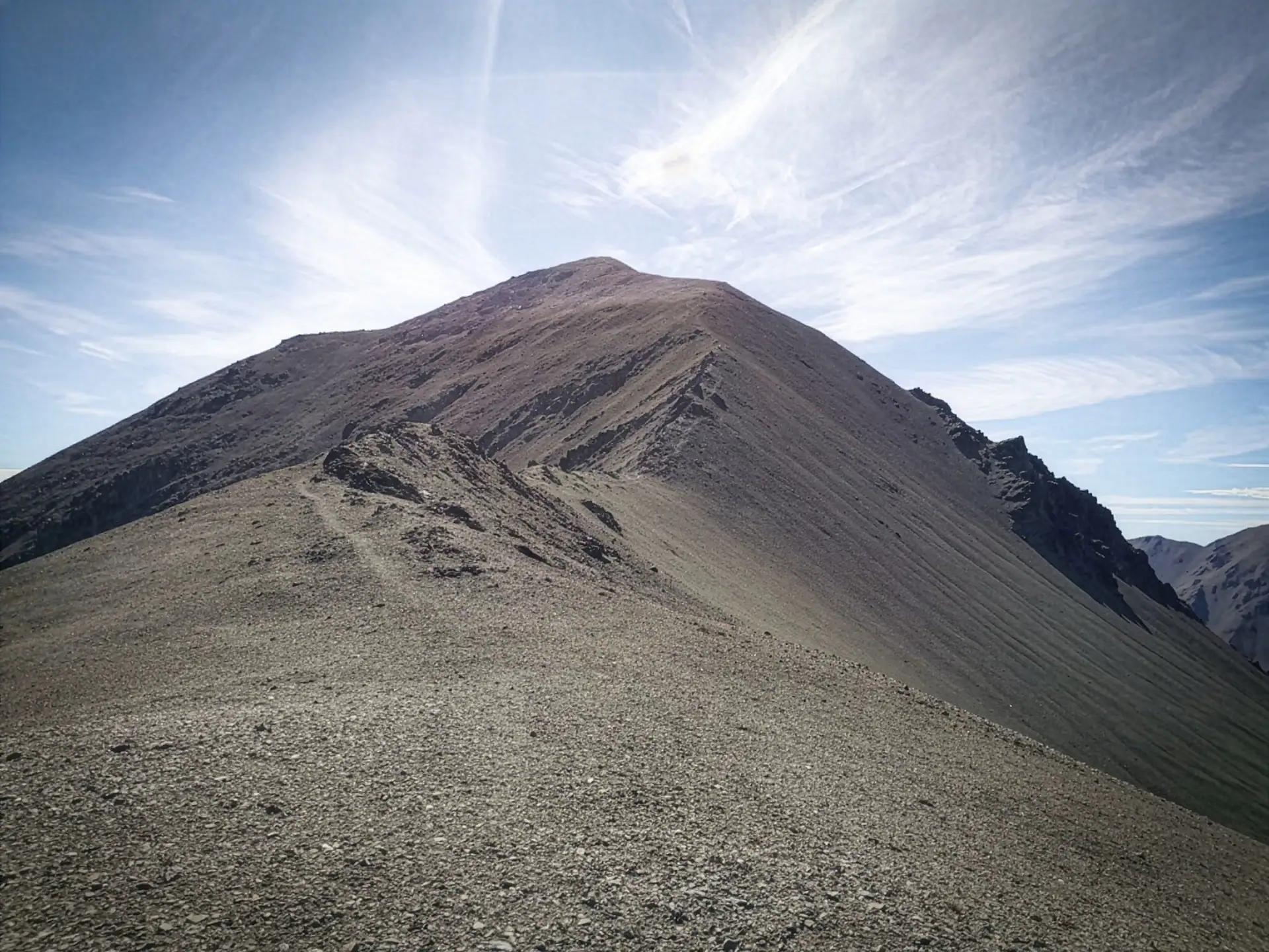 Hiking on the Torlesse Range