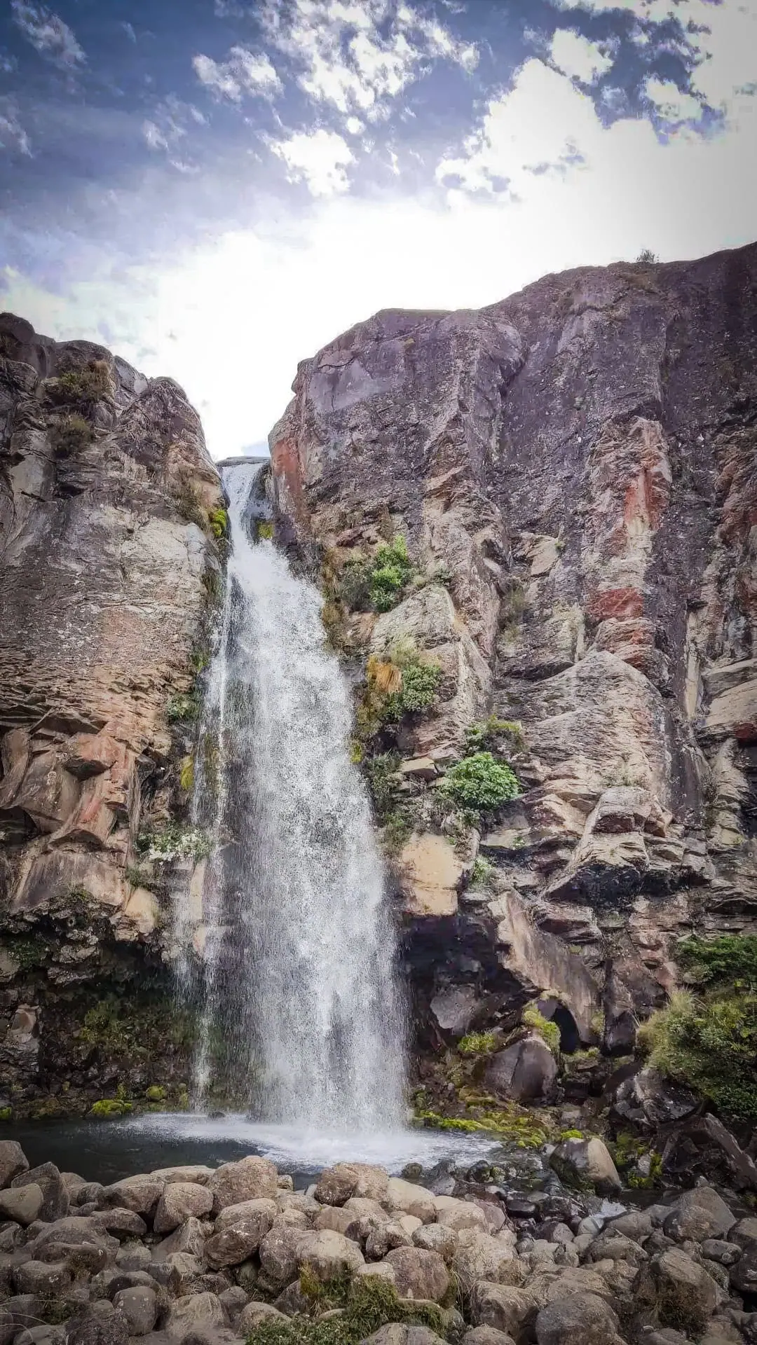 Do Tongariro waterfalls make you happier? I hike to Taranaki Falls to find out.